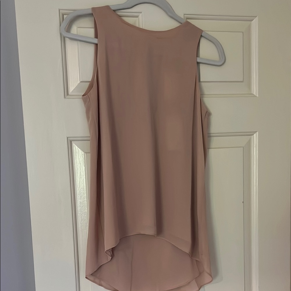 Sleeveless Blush Pink Blouse